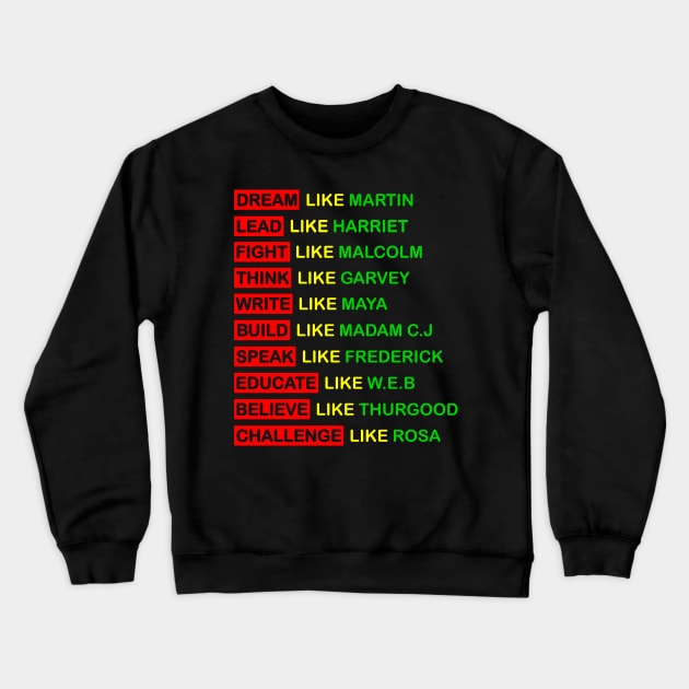 Against Racism Gift Crewneck Sweatshirt by Delightful Designs